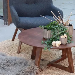 Leen Bakker Artichok Milou Jute Vloerkleed Ø 180 cm - Naturel New