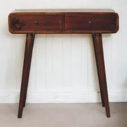 Artisan Furniture Massief Houten Kastanje Hal Tafel Outlet