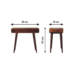 Artisan Furniture Massief Houten Kastanje Hal Tafel Outlet