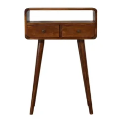 Artisan Furniture Solid hout Kastanje Sidetable Tafel Outlet