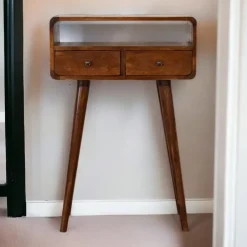 Artisan Furniture Solid hout Kastanje Sidetable Tafel Outlet