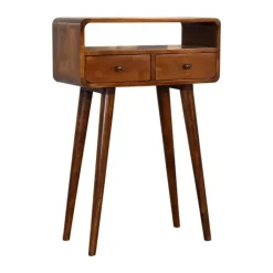 Artisan Furniture Solid hout Kastanje Sidetable Tafel Outlet