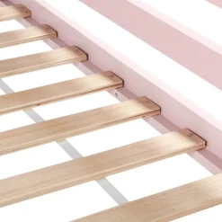 Beliani ASCOUX - Kinderbed - Roze - 90 x 200 cm - Dennenhout Hot