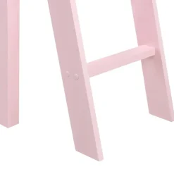 Beliani ASCOUX - Kinderbed - Roze - 90 x 200 cm - Dennenhout Hot