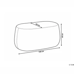 Leen Bakker ASHTON - Bankje - Groen - Polyester Best