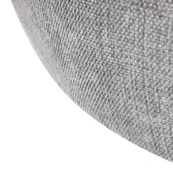 Leen Bakker ASHTON - Poef - Lichtgrijs - Polyester