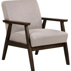 Beliani ASNES - Fauteuil - Taupe - Polyester Sale