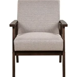 Beliani ASNES - Fauteuil - Taupe - Polyester Sale