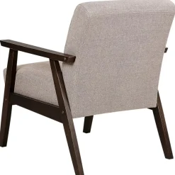 Beliani ASNES - Fauteuil - Taupe - Polyester Sale