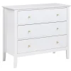 Leen Bakker ASSISI - Dressoir 3 lades - Wit - MDF Clearance