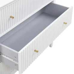 Leen Bakker ASSISI - Dressoir 3 lades - Wit - MDF Clearance