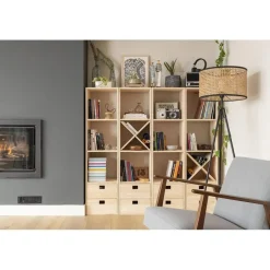 Astigarraga Dinamic Vakkenkast open - 6 vakken - PEFC grenen - 105x71cm Outlet