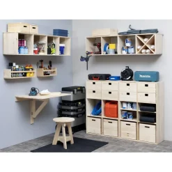 Astigarraga Dinamic Vakkenkast open - 4 vakken - PEFC grenen - 140x36cm Outlet