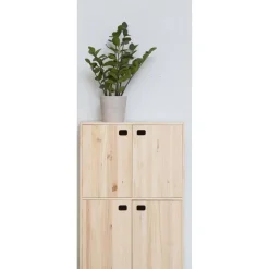 Astigarraga Dinamic Wandkast met deuren - PEFC grenen - 105x71cm Outlet