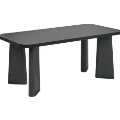 Beliani ATLIN - Eettafel - Zwart - 180 x 90 cm - MDF Hot