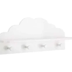 Atmosphera - Kapstok - MDF - Wit - 4 haken Outlet