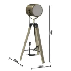 Atmosphera - Staande lamp - Metaal - Brons