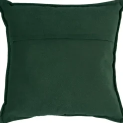 Atmosphera Bank/sierkussens Sophia - 45 x 45 cm - donkergroen Clearance