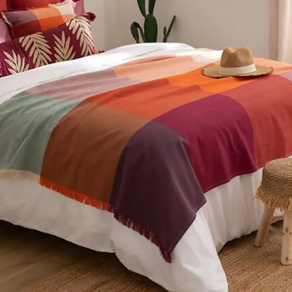 Atmosphera Bijzet krukje model Yucatan - beige - H40 cm Sale