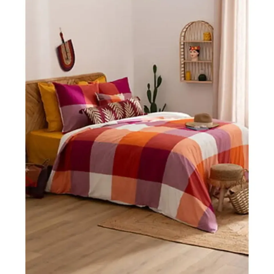 Atmosphera Bijzet krukje model Yucatan - beige - H40 cm Sale