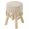 Atmosphera Bijzet krukje model Macrame - naturel - H42 cm Sale