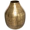 Atmosphera Bloemenvaas Emperor - goud - metaal - D10 x H15 cm Best