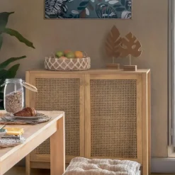 Atmosphera Dienblad/serveer plateau - D38 cm - gevlochten Discount