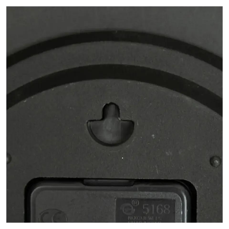 Atmosphera Doris Klok - zwart / goud - 30 cm - wandklok modern Best