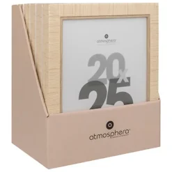 Atmosphera Fotolijstje - foto 20 x 25 cm - beige - mdf/glas Discount