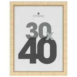 Atmosphera Fotolijstje - foto 30 x 40 cm - beige - mdf/glas Discount