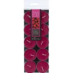 Atmosphera Geurtheelichtjes - 10x stuks - Frambozen geur New