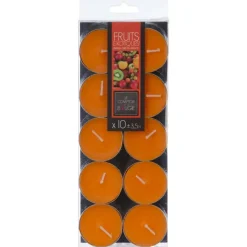 Atmosphera Geurtheelichtjes - 10x stuks - Exotisch Fruit geur Hot