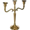 Atmosphera kaarsen kandelaar - 3 armen - metaal - goud - 27 cm Discount