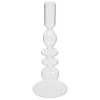 Atmosphera kaarsen kandelaar - dinerkaarsen - transparant - 22 cm Hot