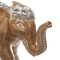 Atmosphera Olifanten dierenbeeldje - bruin - 15,8 x 8 x 11,5 cm Discount