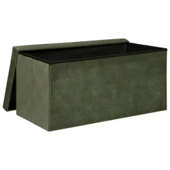 Atmosphera Poef/hocker - Opvouwbaar - Dennengroen - 76 x 38 x 38 cm Sale