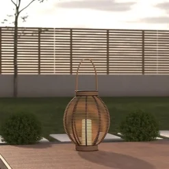 Atmosphera solar lantaarn - rotan - 38 x 43 cm Outlet