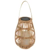 Atmosphera solar lantaarn - rotan - 16 x 23 cm Discount