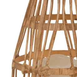 Atmosphera solar lantaarn - rotan - 16 x 23 cm Discount