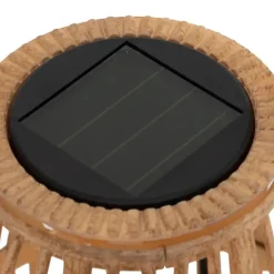 Atmosphera solar lantaarn - rotan - 16 x 23 cm Discount