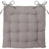 Atmosphera Stoelkussen - grijs - katoen - 36 x 36 x 4 cm Sale