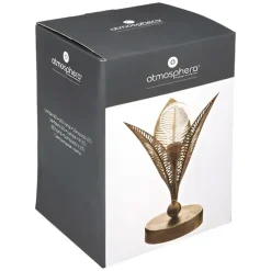 Atmosphera Tafellamp Goud - Blad - 24,5 cm - Slaapkamer/Woonkamer New