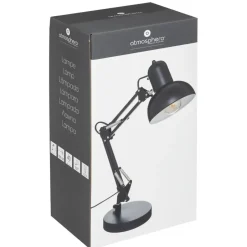 Atmosphera Tafellamp/bureaulamp Design Light Classic - zwart Hot