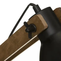 Atmosphera Tafellamp/bureaulamp Design Light Cuba - zwart - 56cm Online