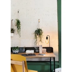 Atmosphera Tafellamp/bureaulamp Design Light - zwart - 46 cm Clearance