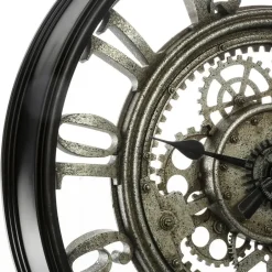 Atmosphera Wandklok/muur klok - Vintage - Dia 50 cm Outlet