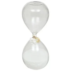 Atmosphera Zandloper - decoratie/tijd - 30 minuten - wit zand Online