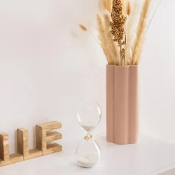 Atmosphera Zandloper - decoratie/tijd - 30 minuten - wit zand Online