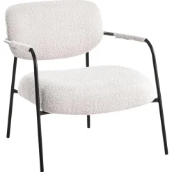 Beliani AUSVIKA - Fauteuil - Lichtbeige - Polyester Discount