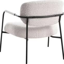 Beliani AUSVIKA - Fauteuil - Lichtbeige - Polyester Discount